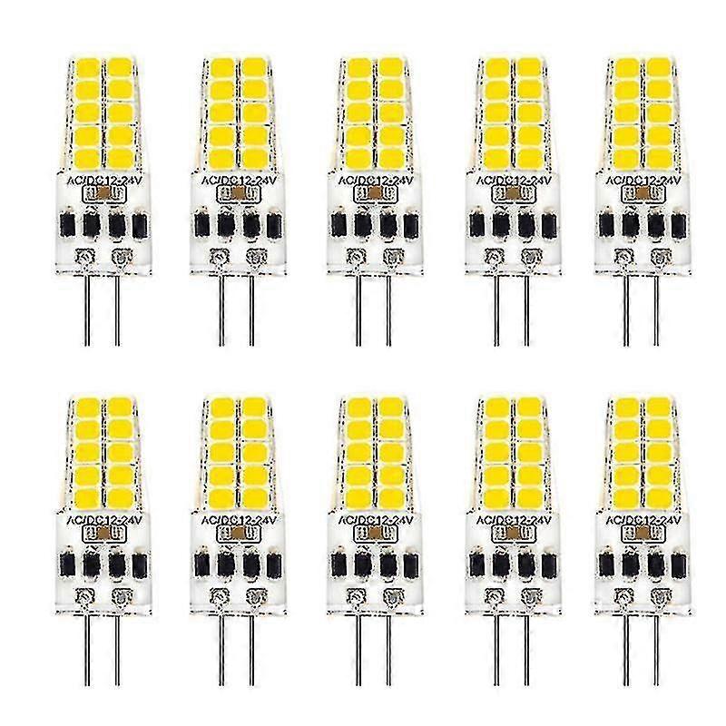 10pcs G4 Led Bulb Ac/dc12v-24v 3w Led G4 Light 20led 360 Beam Angle Light 2835smd Replace 30w Halog