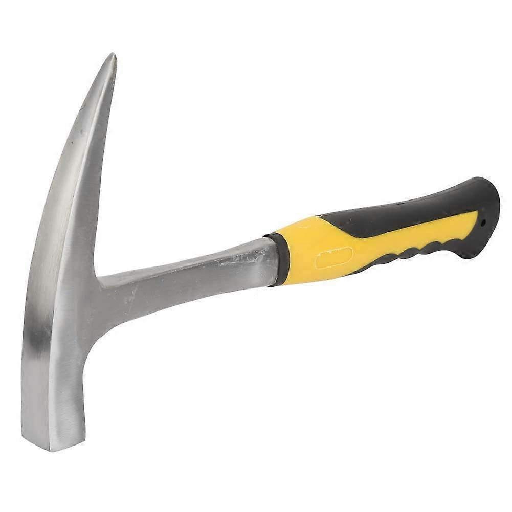 Carbon Steel Geologist Hammer with Flat Head, Shock Absorption Handle Small