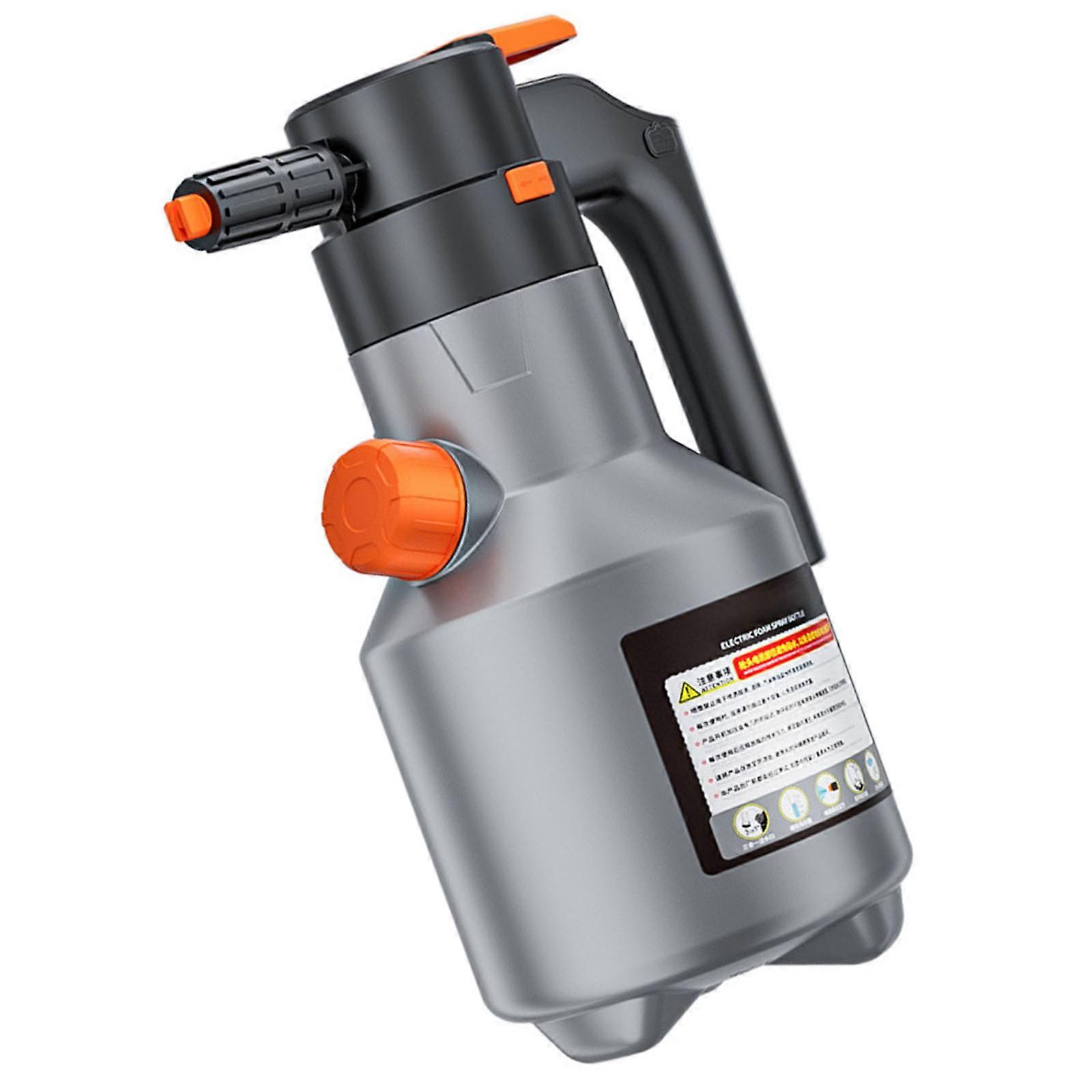 מרסס קצף משאבת שטיפת מכוניות, מרסס קצף לחץ חשמלי נייד מרסס קצף שלג לרכב מרסס מים פיצוץ צבעוני