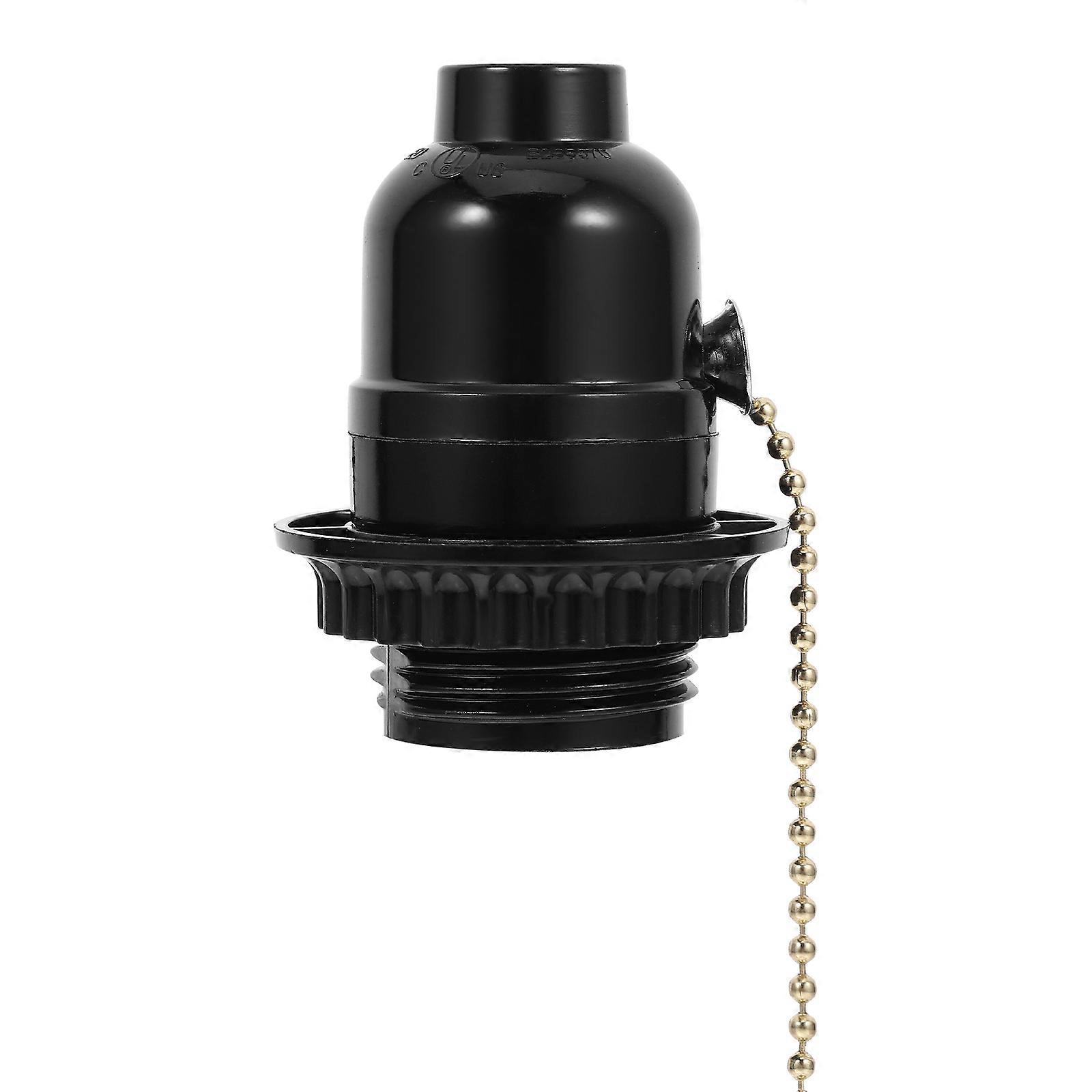 Vintage Lamp Socket Plastic Lamp Base E27 Light Bulb Lamp Holder Pendant Screw Socket Home Lighting 1Set