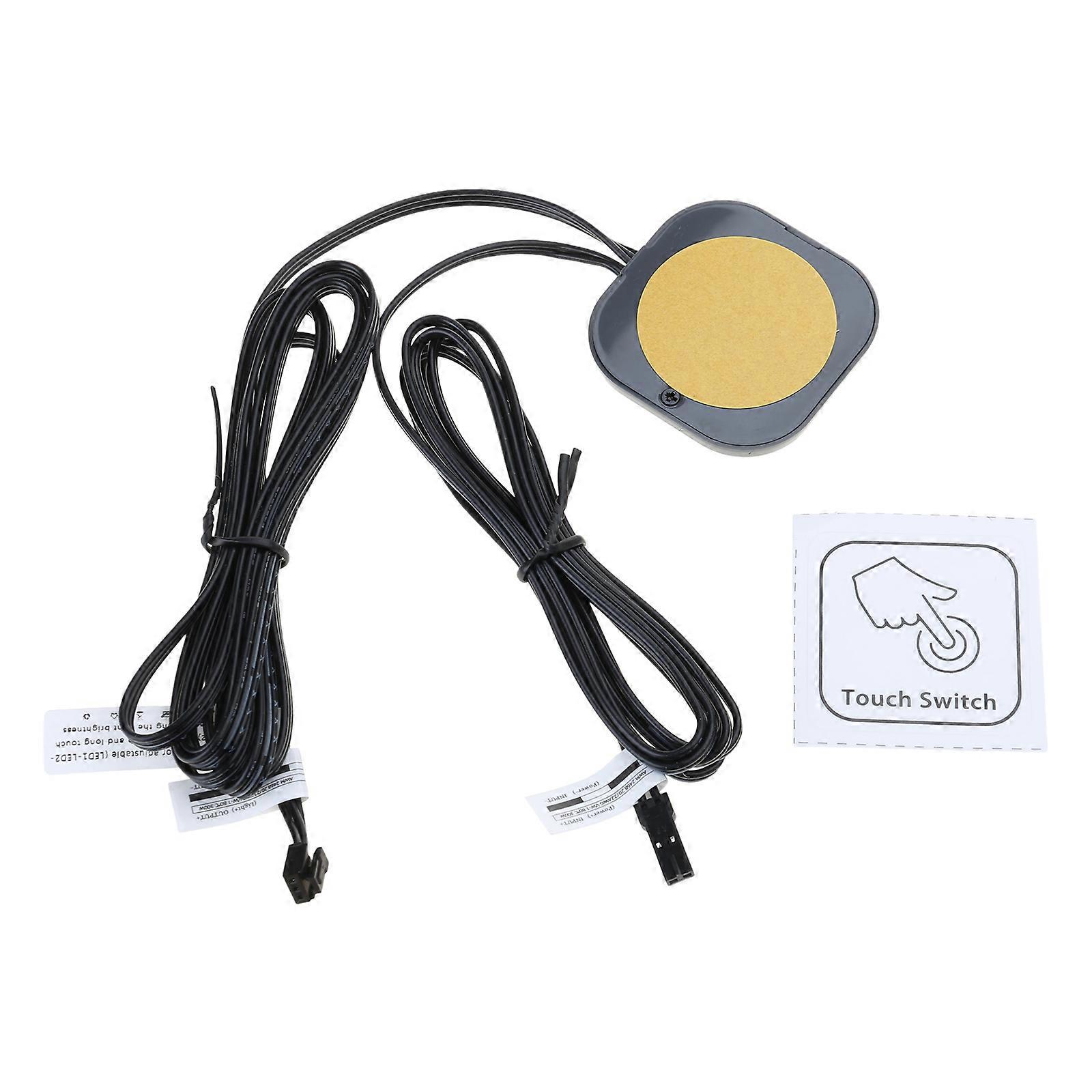 Wood Board Sensor Switches Hidden LED Touchs Sensor Switches Hidden Partition Touchs Sensor Switches Easy Installation two colors
