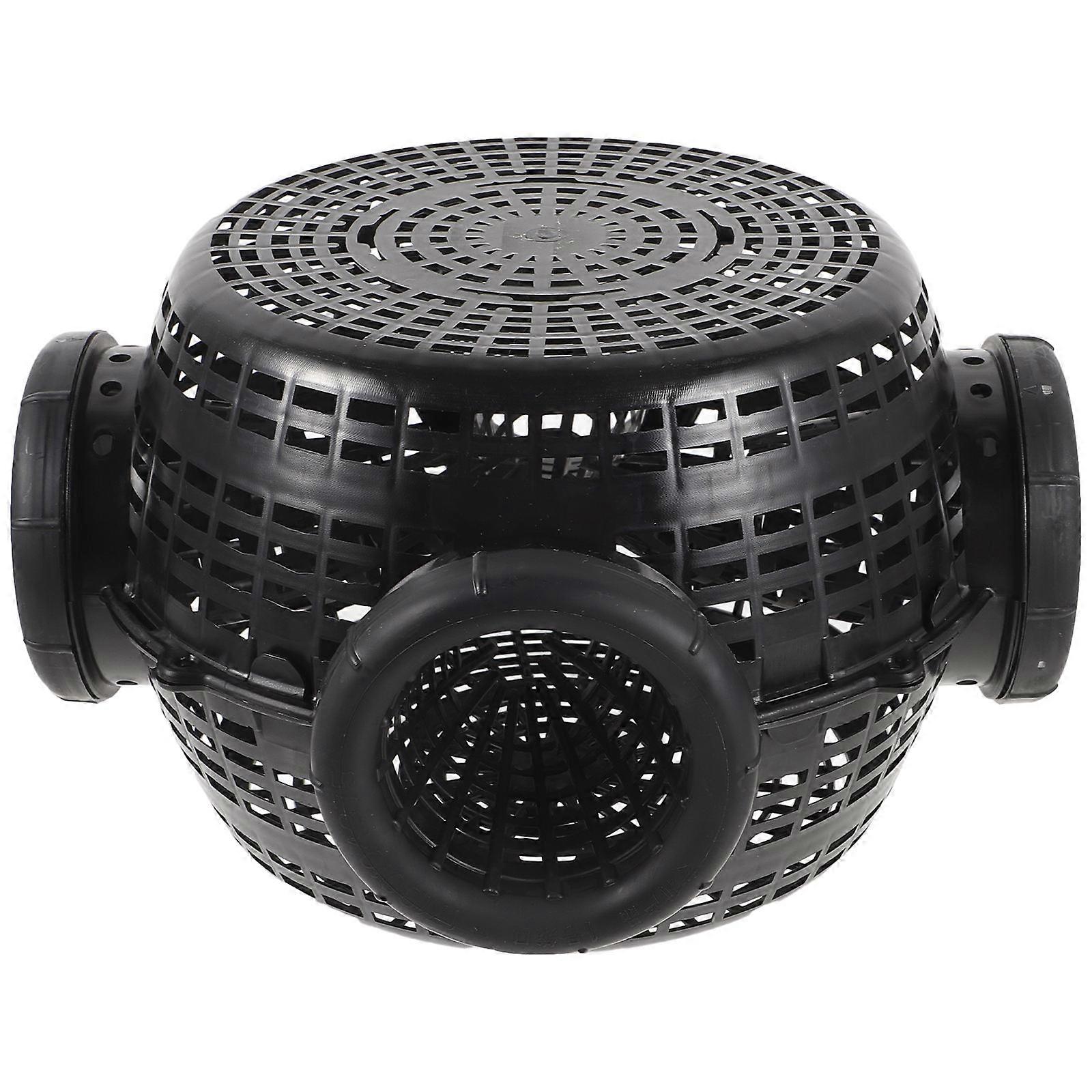 Fish Trap Shrimp And Crab Cages For Saltwater Fishing Long-Lasting 24x24x18cm 1Set