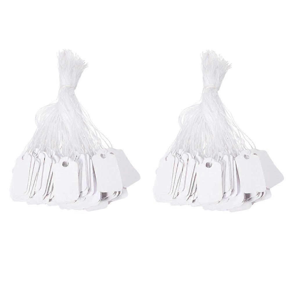 1000pcs Paper Tags Cotton Line Blank Commodity Price Price Tags Paper Tags Label