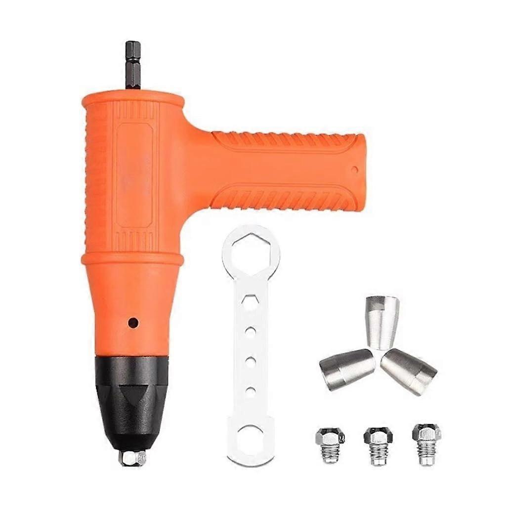 Rivet Nut Drill Adapter Riveting Tool Battery Adapter Electric Insert Rivet Adapter Riveting Tool Drill