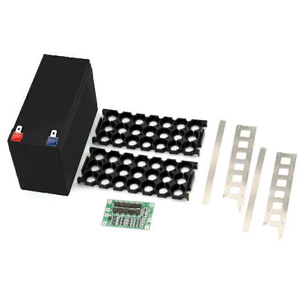 12V 7Ah Battery Box Holder for 18650 Battery 3x7 Nickel with Storage Box Part with PCB Board DIY Battery Pack Organizer