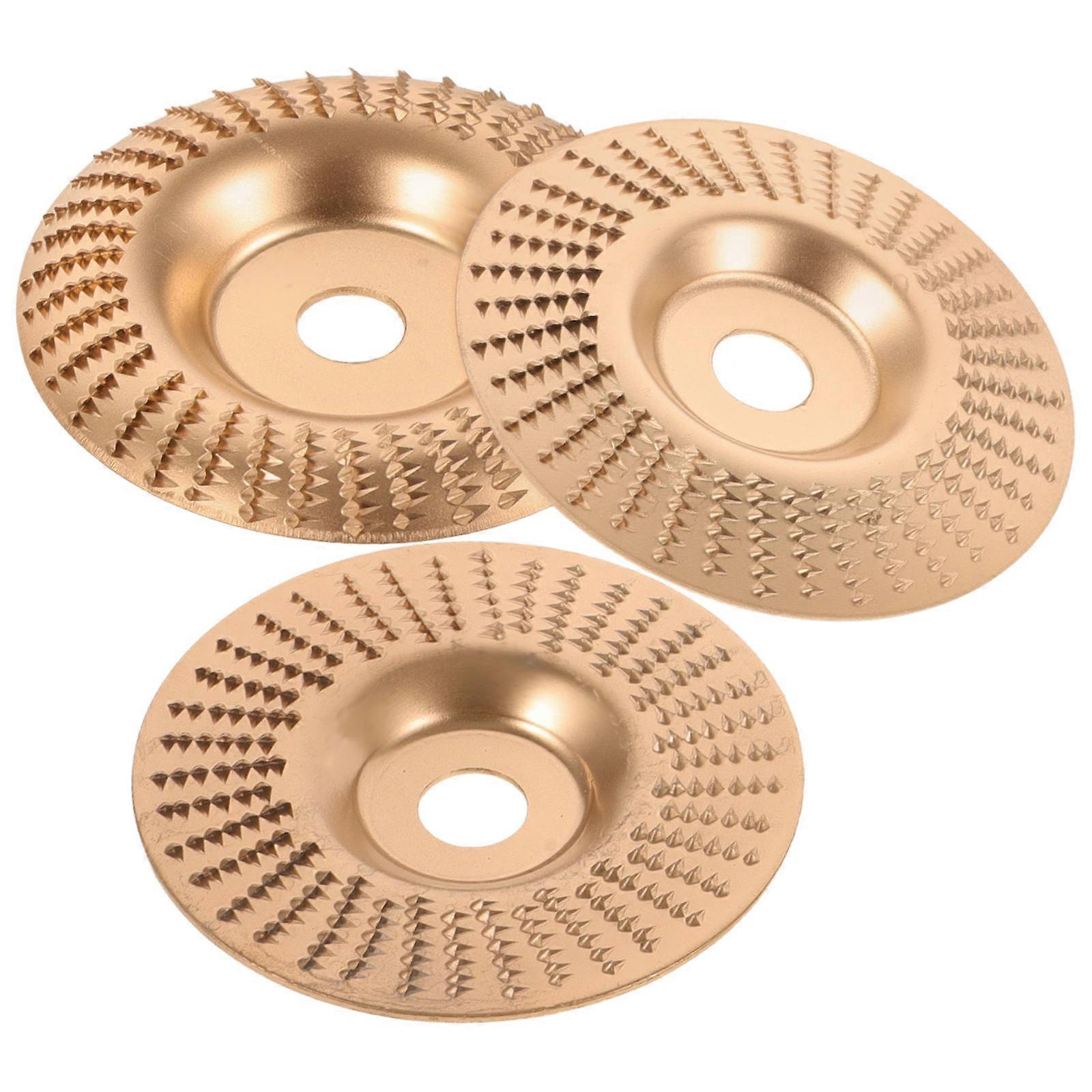 Multi-purpose Grinder Wheel For Craftsmanship Woodworking 10.00X10.00X1.00CM High Carbon Steel 3Pcs