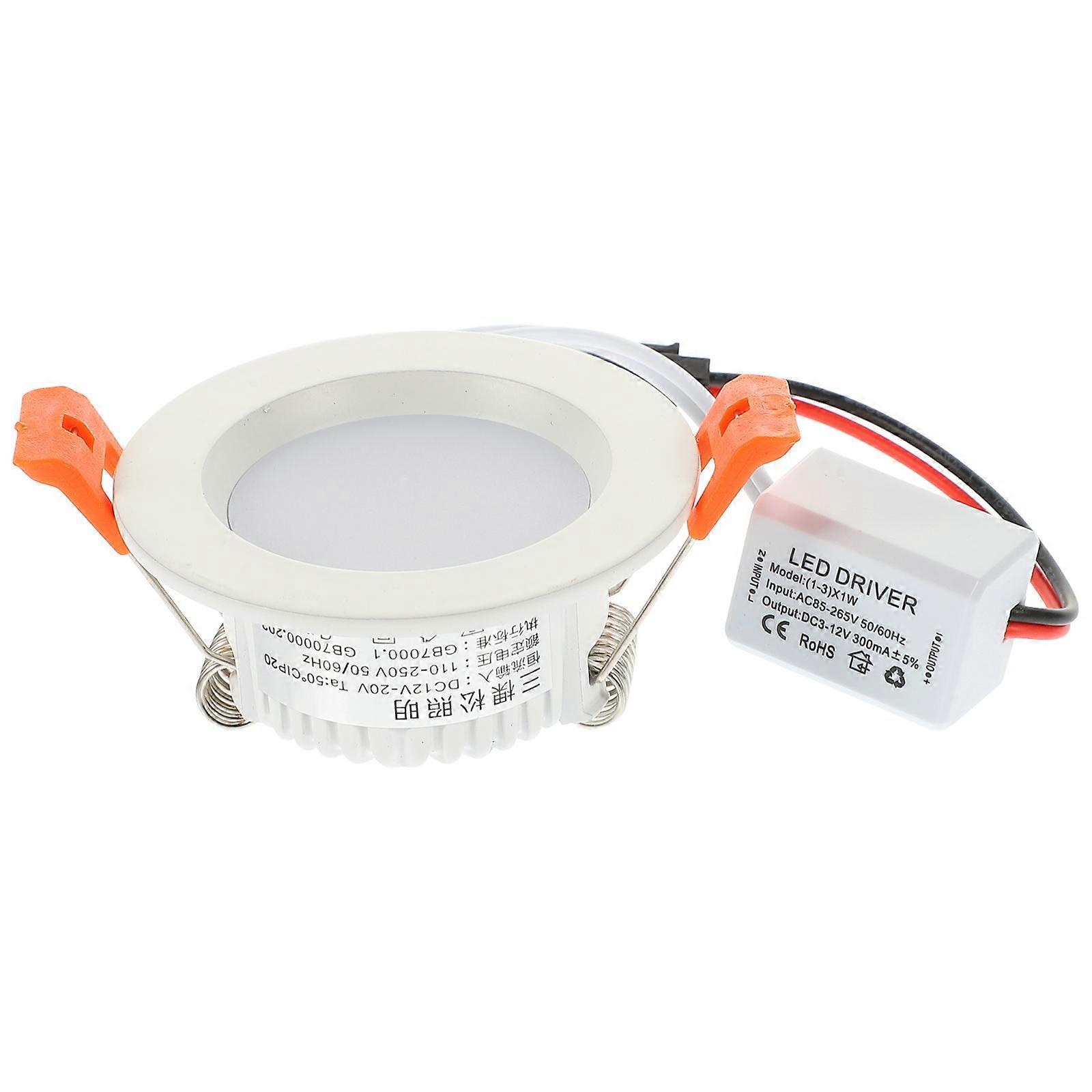 LED Recessed Ceiling Light for Home with Bright Efficient Lighting and Sturdy ABS Iron Material