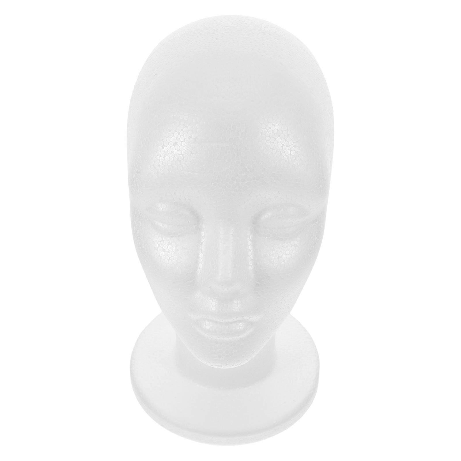 Wig Stand With Mannequin Head Accessory Display Store Display 11.8×8.3×6.3in 1Pcs
