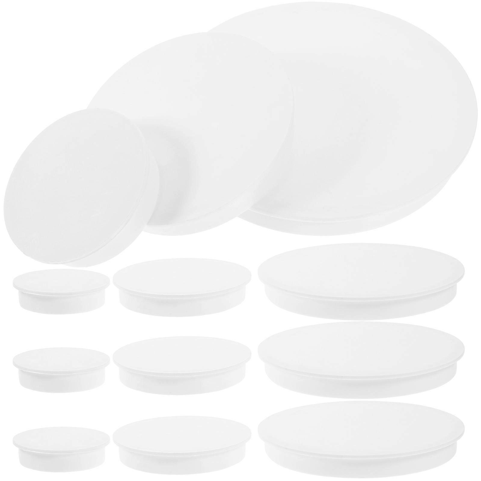 Water Blocking Cover Drain Cap Plastic Pipe Caps For Bathrooms Prevent Debris 30Pcs