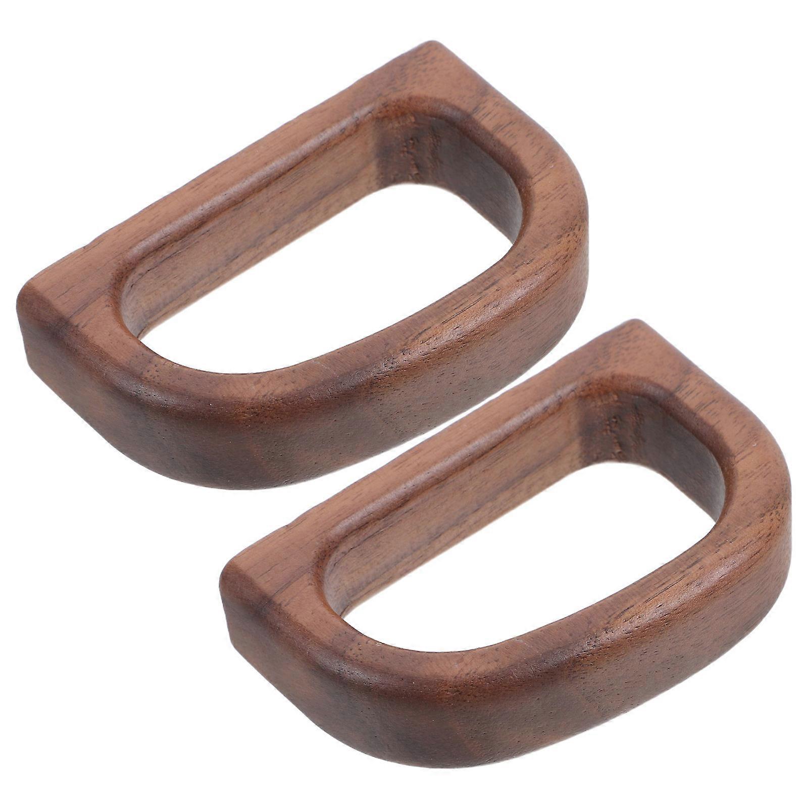 Walnut Wood Mug Handle Replacement Ergonomic Smooth Finish for Coffee & Tea Mugs Versatile Wooden Accessory for Home and Office Use
