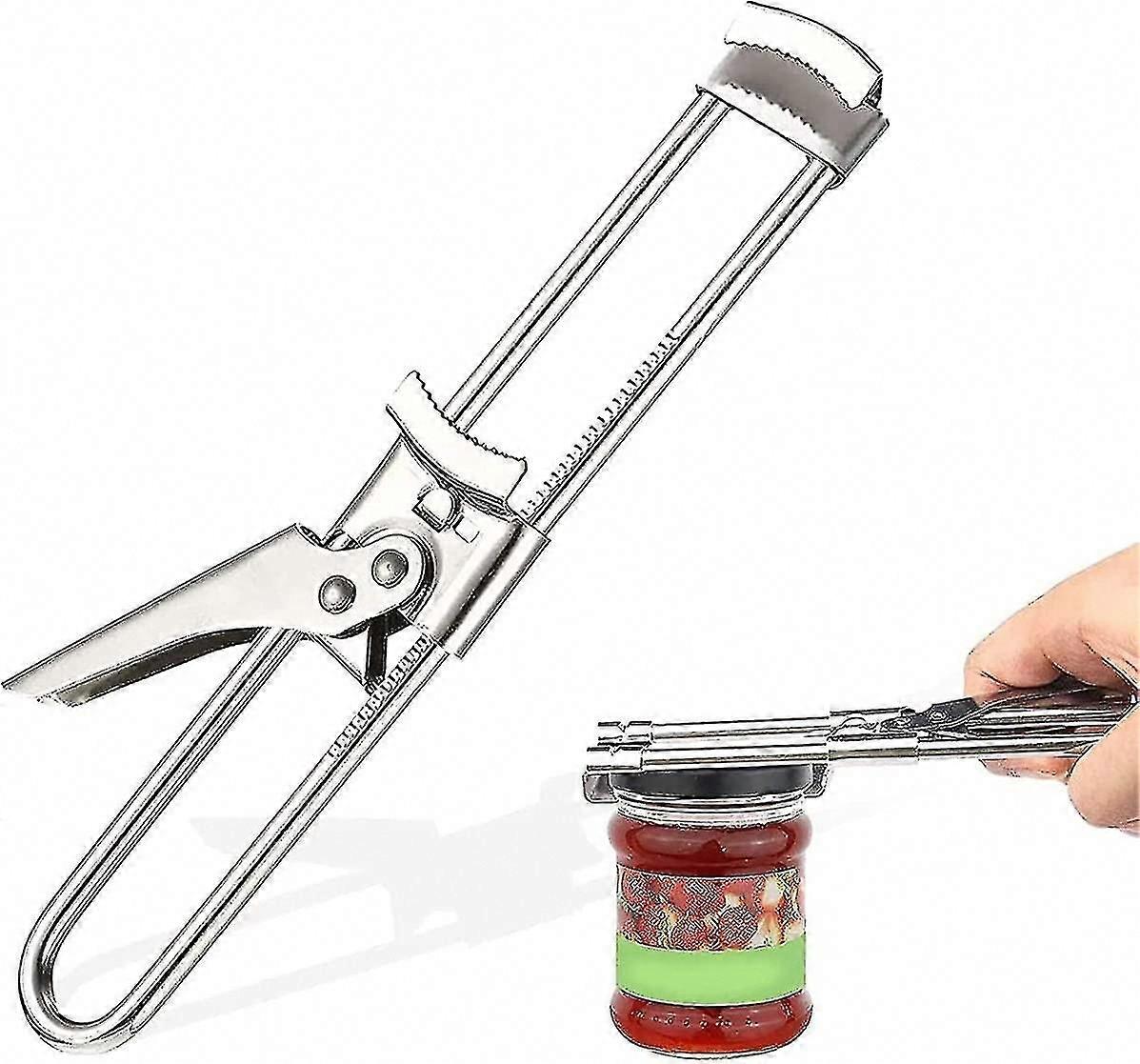 Multi-Function Adjustable Size Bottle Opener - Universal Beer & Soda Cap Remover