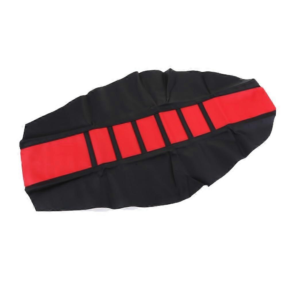 Sitzabdeckung Kissen Universeller Weicher Leder Sitzbezug Mit Griff Für WR YZF CRF ATV Motorräder Rot Schwarz