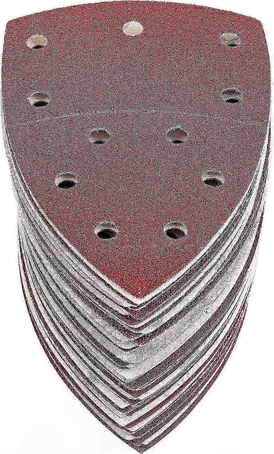 Triangular Sanding Sheets, 60-Pack, 105x152mm, Grit P40-P240