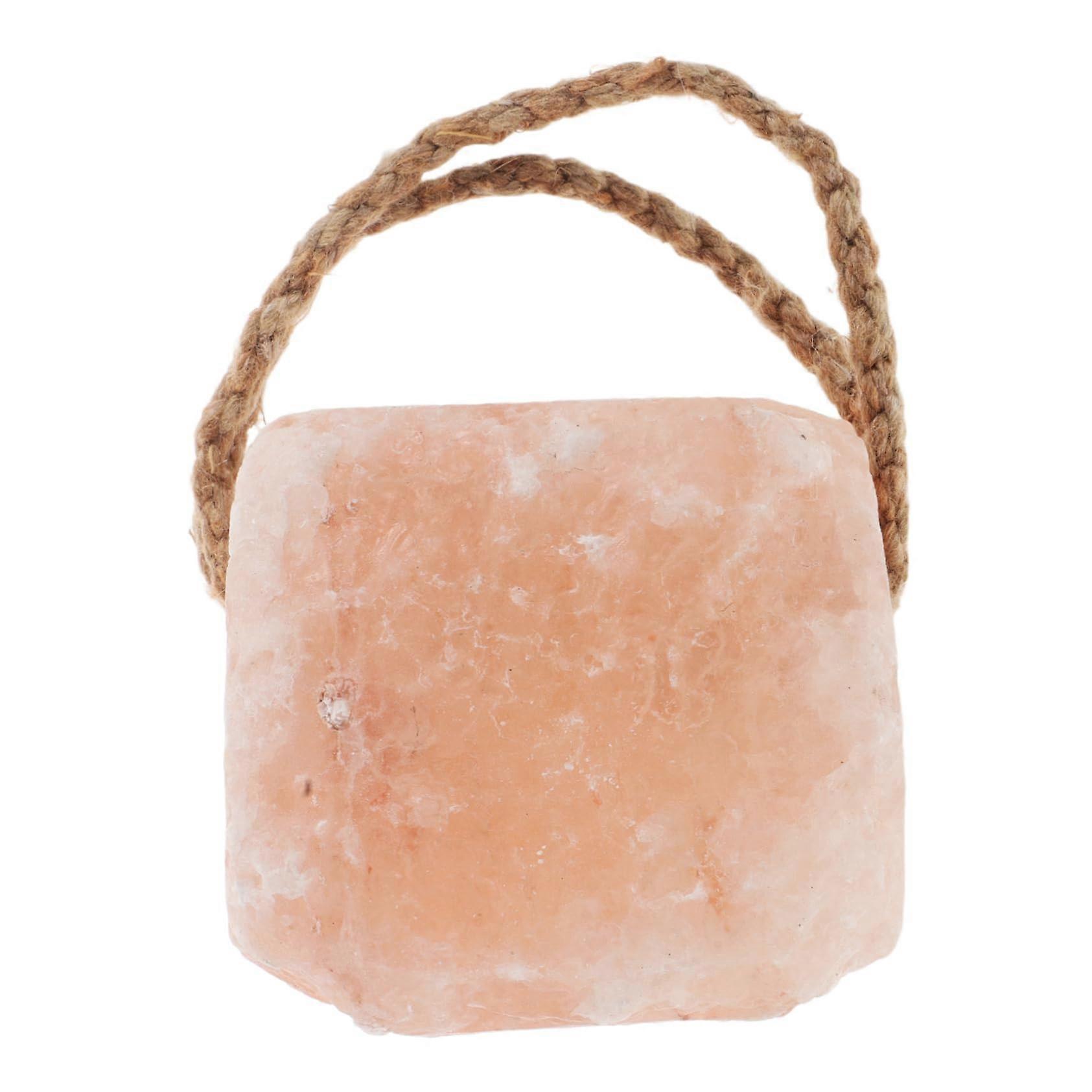 Hanging Salt Lick Block for Sheep Natural Salt Stone Promotes Healthy Digestion