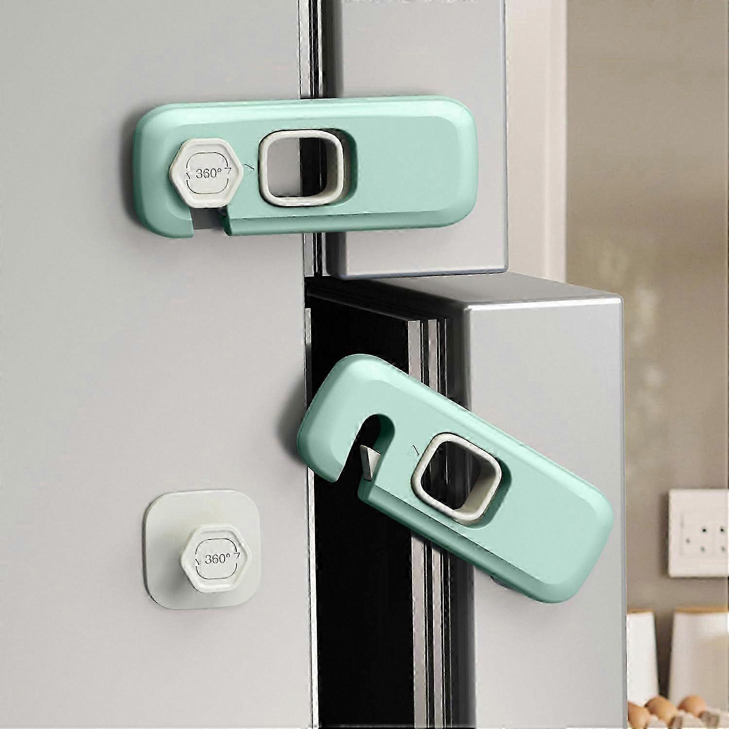 Kindersichere Sicherheitsschlösser für Schränke, Schubladen und Geräte (2er-Pack) - Secure Home Solution