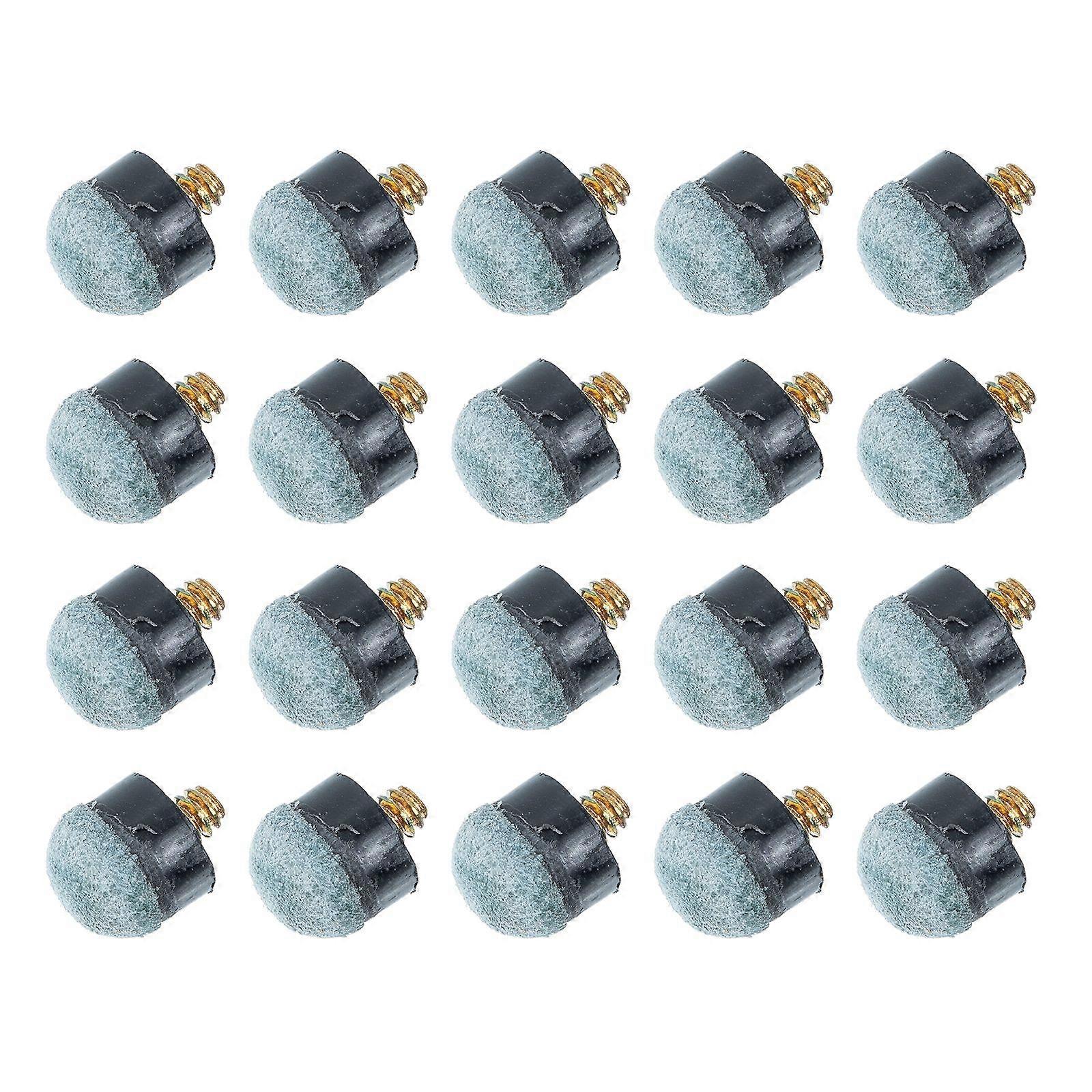 20 Pcs Pool Queue Tipps Leder Billard Queue Tipps Leder Pool Queue Ersatz Tipps