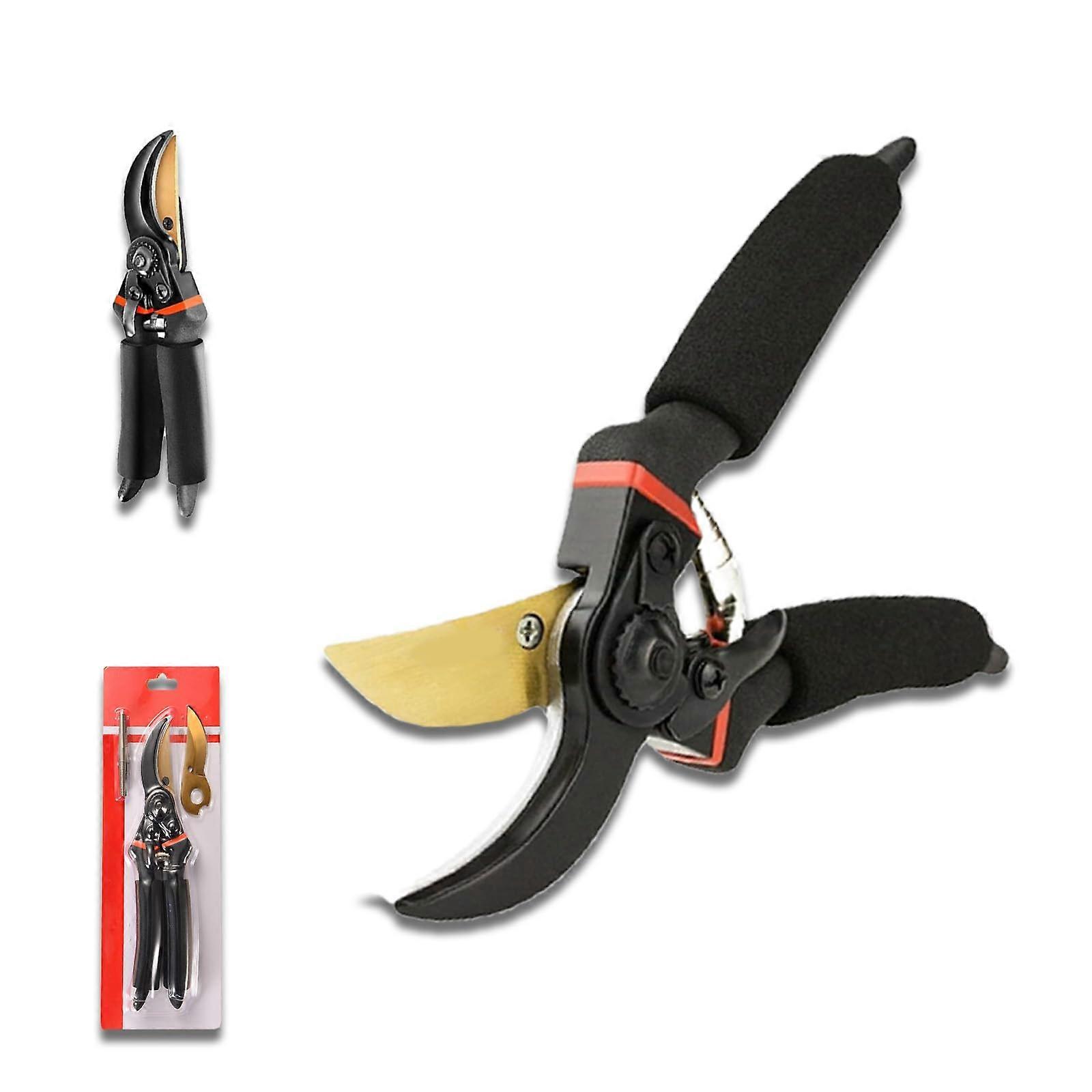 Hermhoffer Garden Slicer Pro Secateurs, SK5 Steel Ergonomic Scissors for Precise Branch Cutting, Durable Design