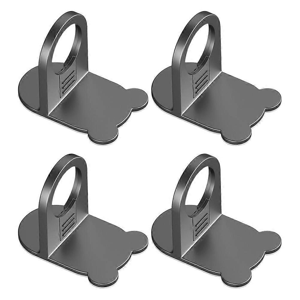 4pcs Bathroom Wall Hanging Storage Racks for Shower Gel and Shampoo