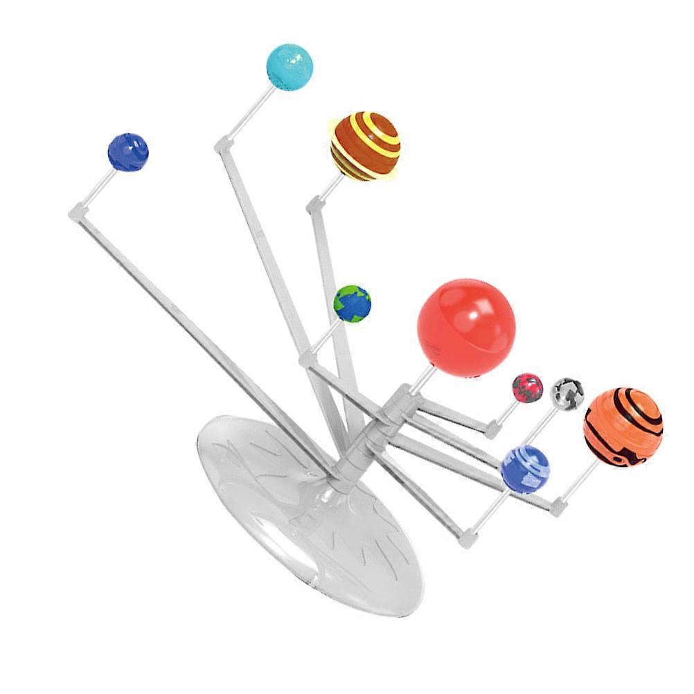 Diy Solar System Planet Model Educational Hand Eye Coordination Training Science Desktop Decoration