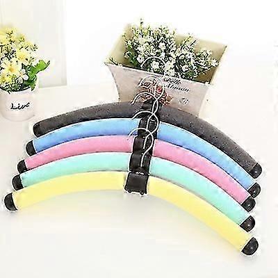 5/10pcs Colorful Foam Sponge Hangers Rust Proof Durable Compact Size for Hanging Suits Coats Shirts Non Slip Lightweight Space Saving