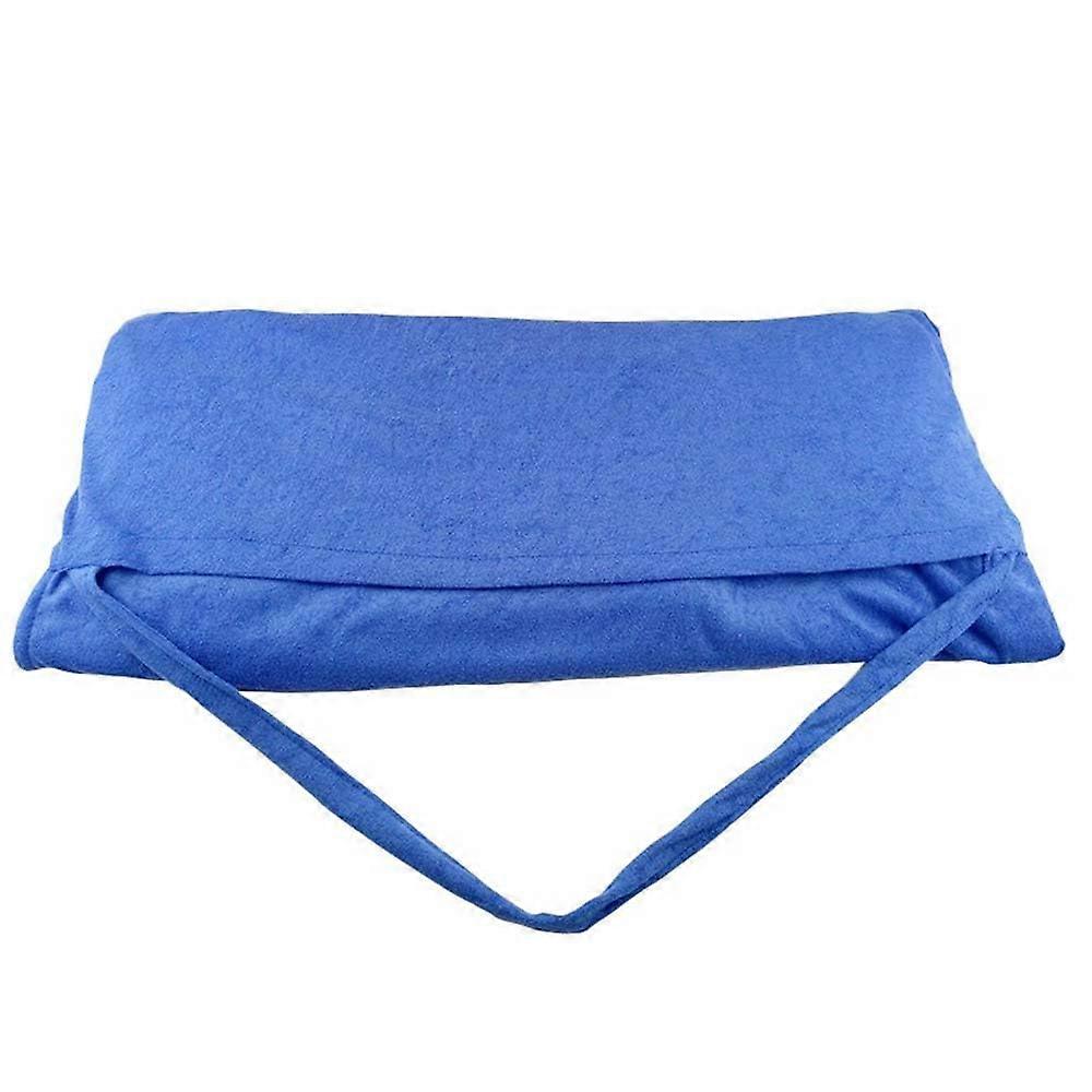 Cover for garden lounge chair, terry cloth beach towel, microfiber with 2 pockets (royal blue)