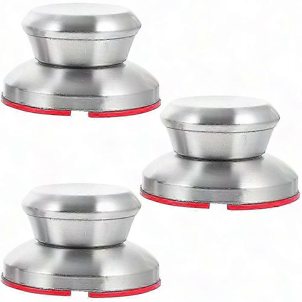 Universal Stainless Steel Handle Knobs for Pans & Pots - Heat Resistant Replacement Lids