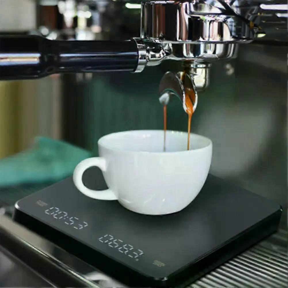 Electronic Scale LED Display Type-c Interface Charging Precision Inductive Silicone Pad for Home Hand Coffee Brewing