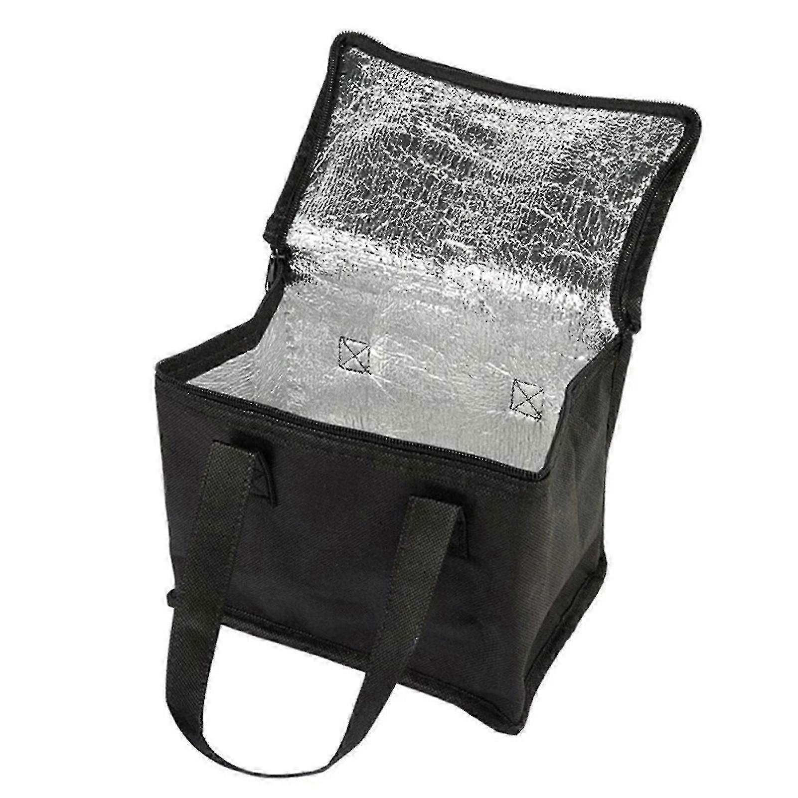 توصيل الطعام حقيبة معزولة كبيرة الألومنيوم احباط معزول حقيبة تقديم الطعام حقيبة بيتزا