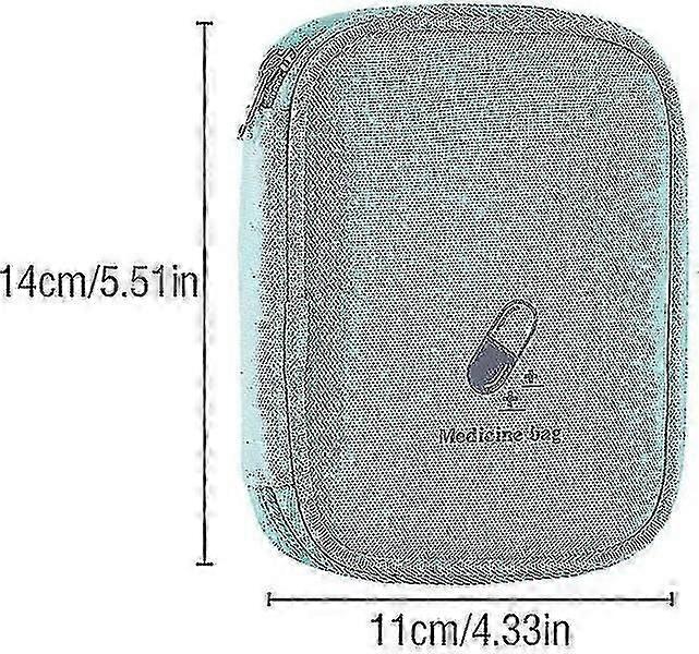 2-Pack Portable First Aid Kit and Empty Medicine Bag