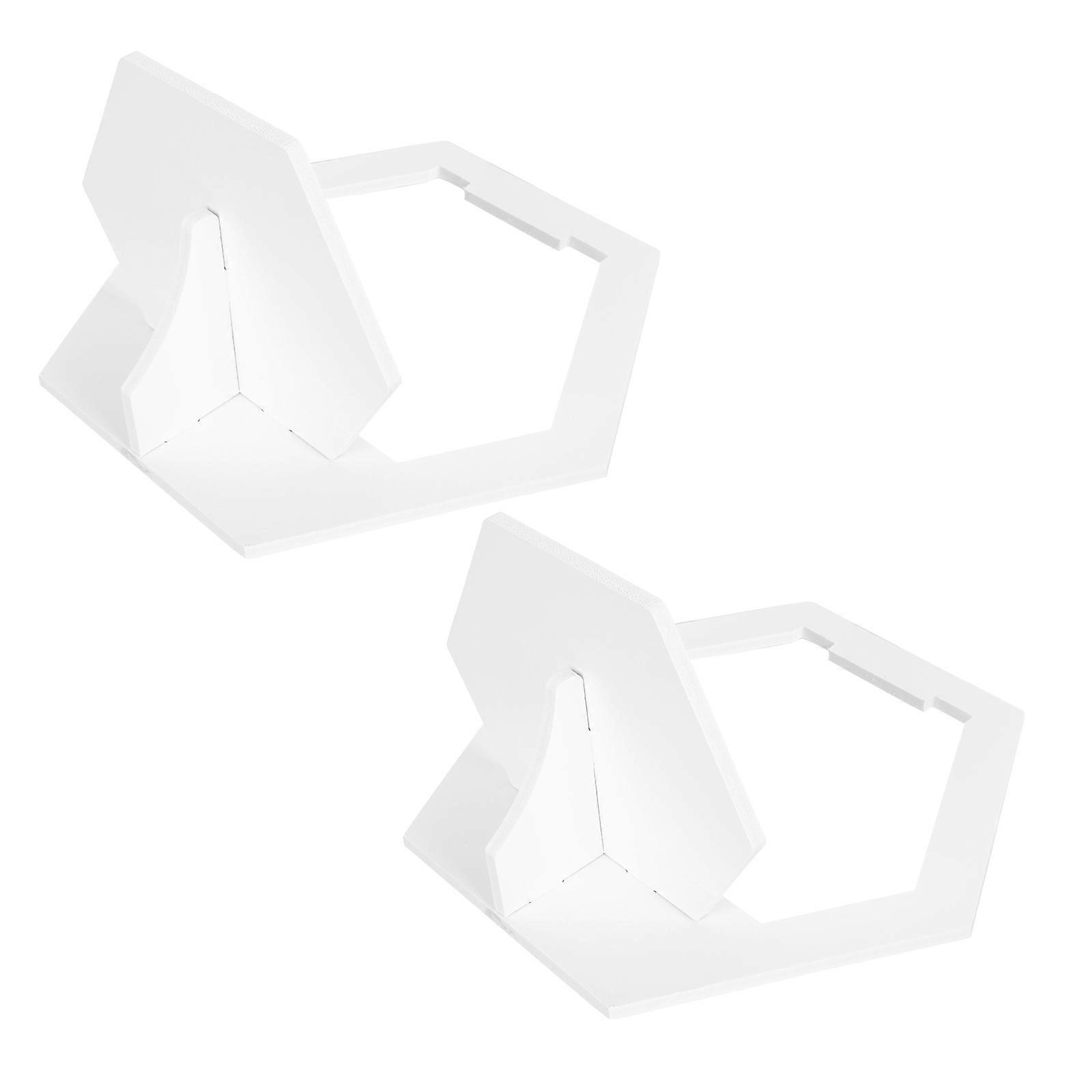 2Pcs Wall Mounted Storage Shelf Creative Flowerpot Rack for Home Storage