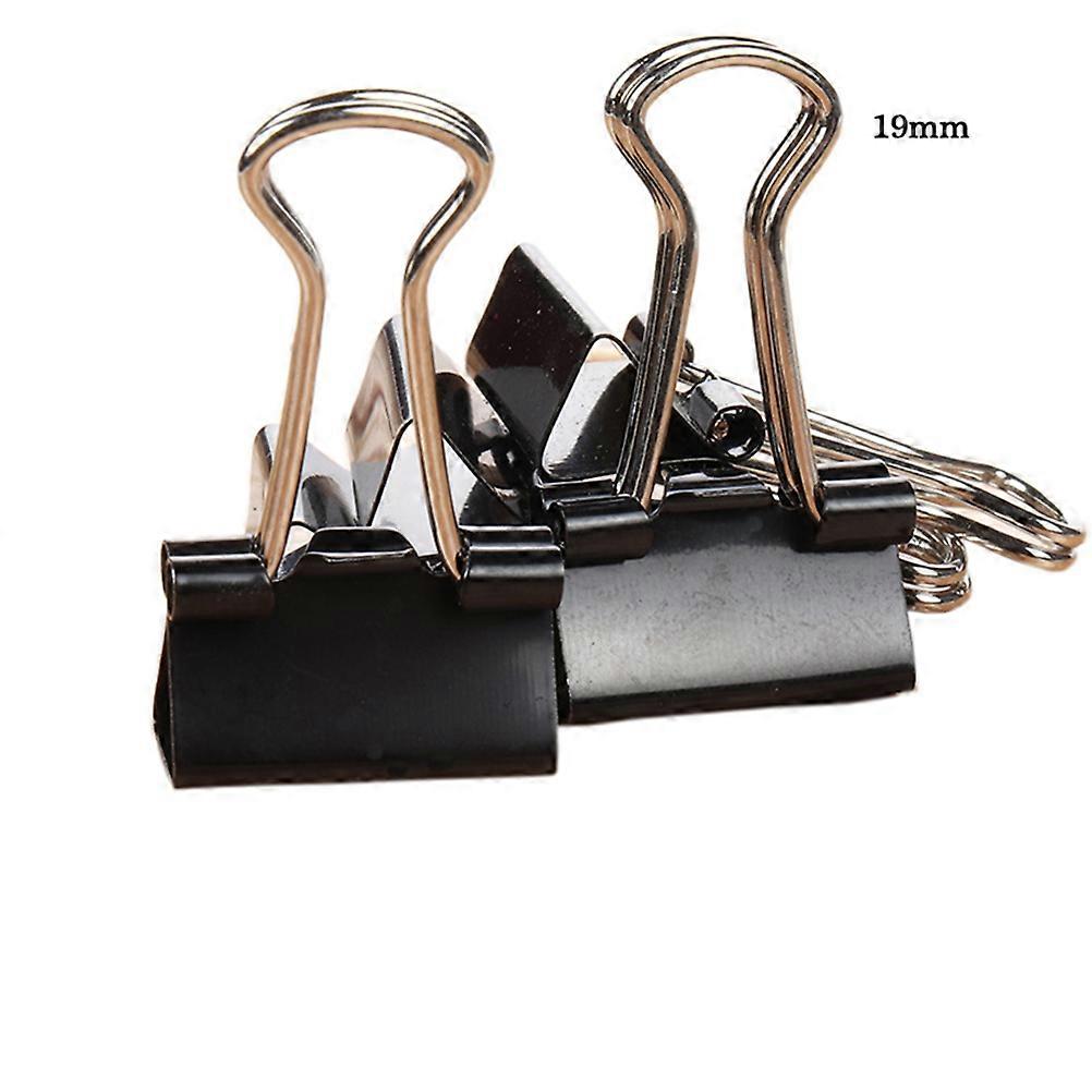 Binding Clips With Dovetail Design Ideal For Document Organization In Office And Home Environments 240Pcs Black