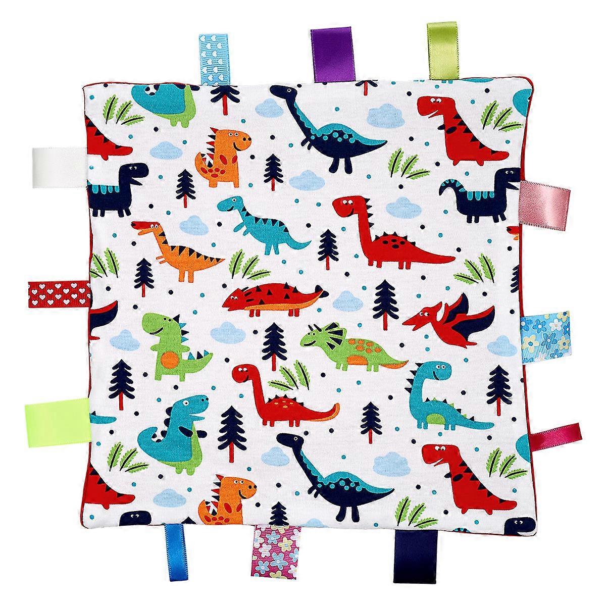 Baby Toy Snuggle Dinosaur Soft Security Blanket Suitable For Newborns And Children 1Pack