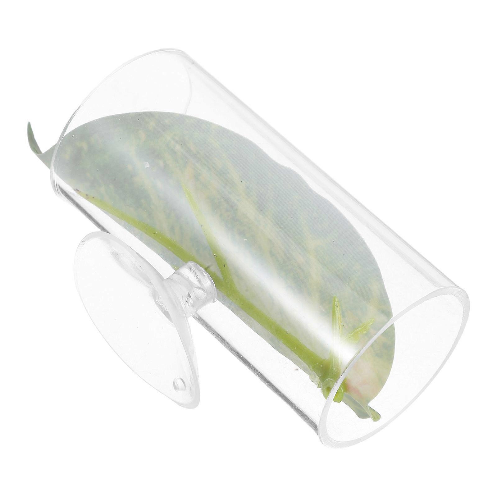 Betta Fish Tank Ornament 1 Set Acrylic Tube Tunnel Hideout Decor for Betta Aquarium Accessory