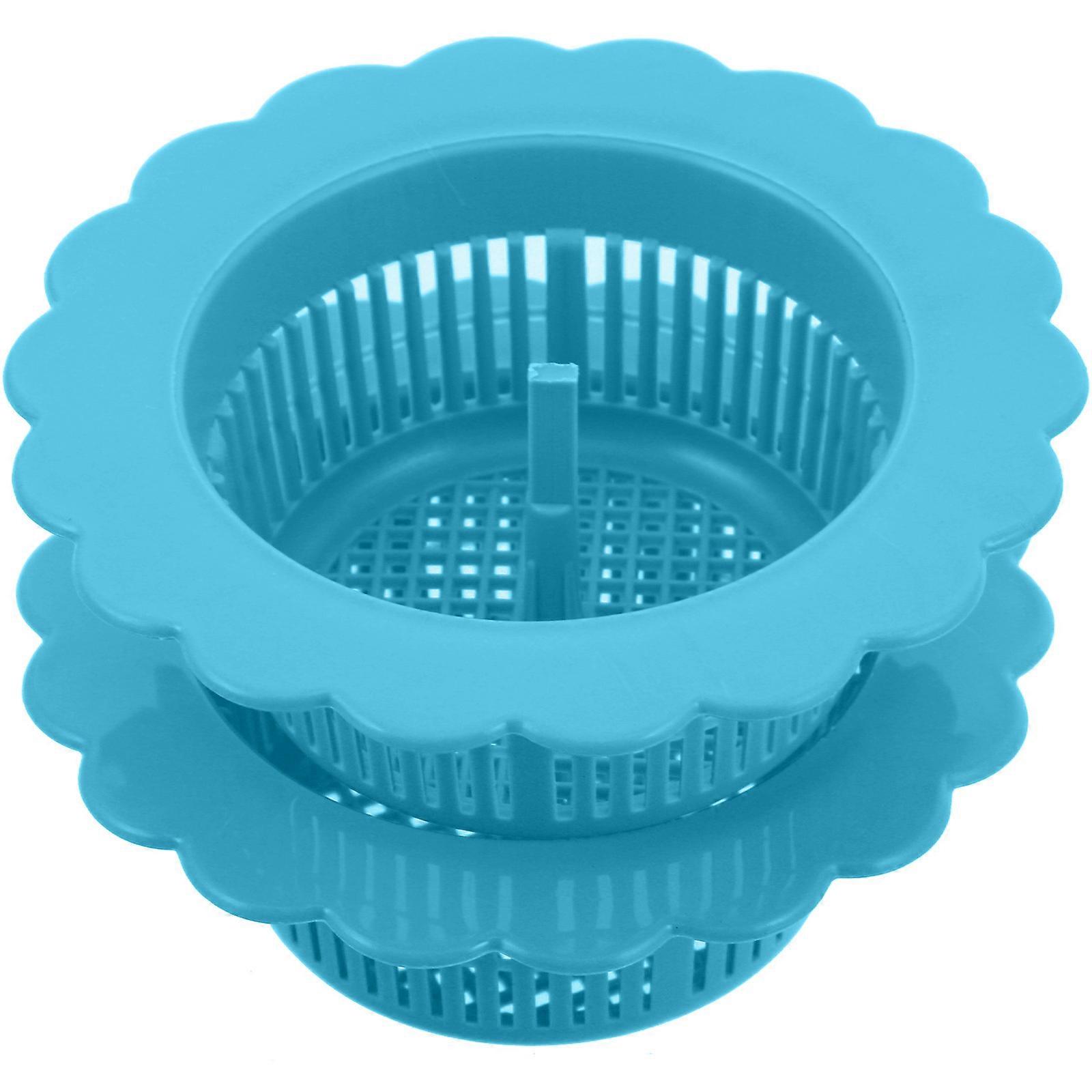 Kitchen Sink Strainer Basket with Hair Catcher Drain Filter Plastic Stopper for Home RV Use Easy Cleaning Convenient Handle Clog Blockage Prevention