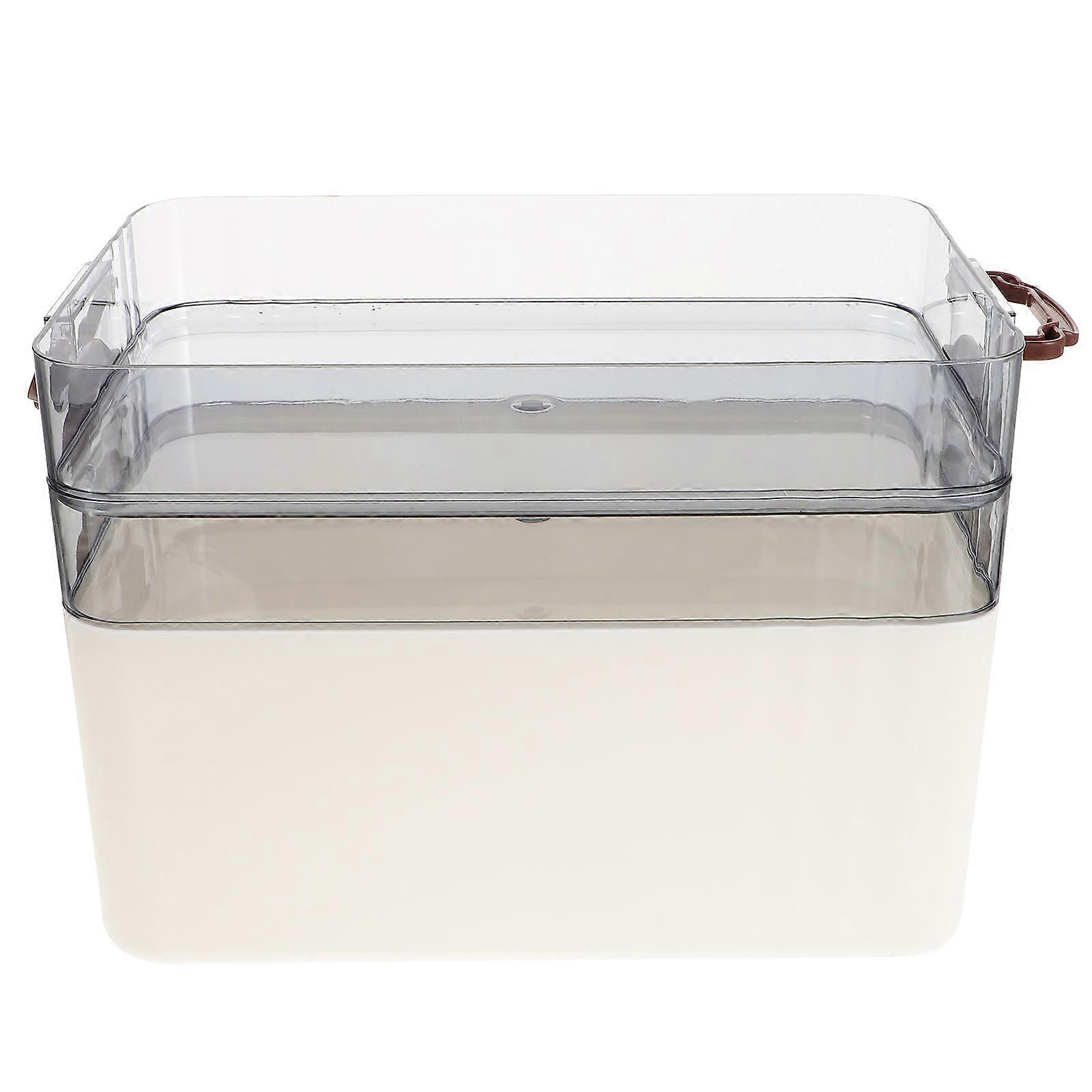 Large Multi Layer Medicine Organizer with Lockable Compartment Storage Case for Home Use 1 Set