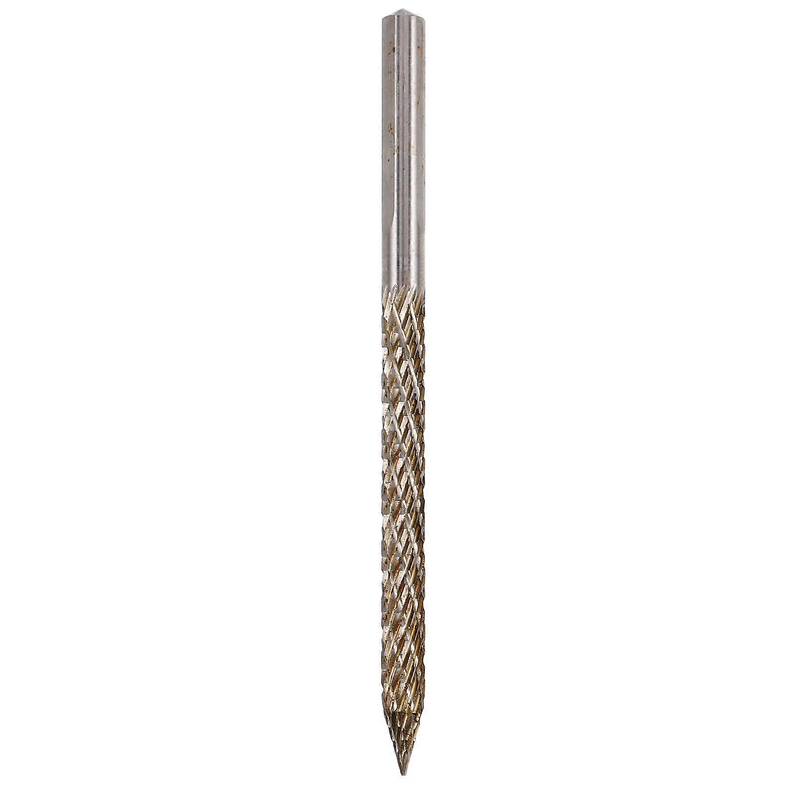 Carbide Drill Bit for Tire Repair Metal Cutting Tool Efficient Pneumatic Mushroom Drill Silver 1 Piece