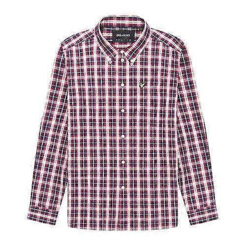 Lyle & Scott Mens Checked Washed Shirt