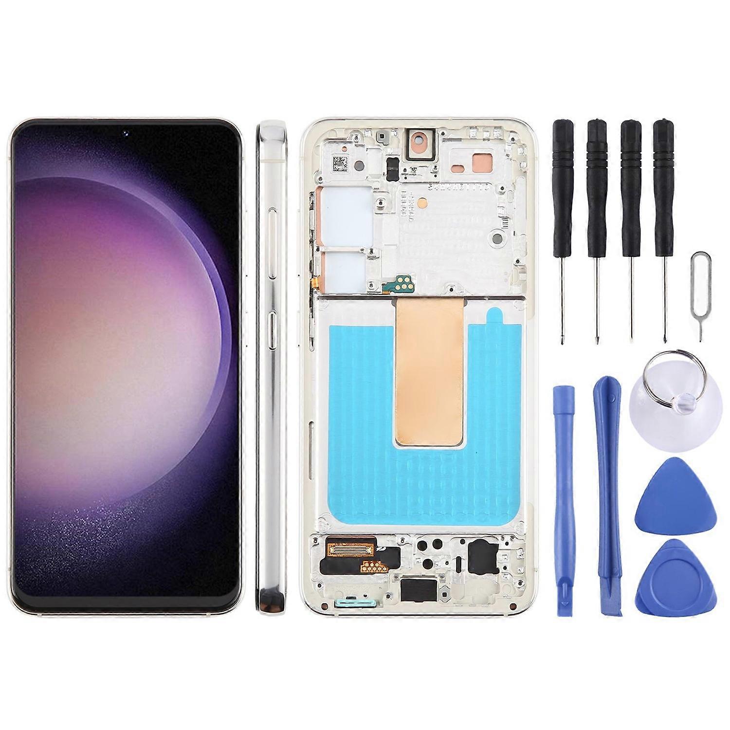 For Galaxy S23 SM-S911B EU Version 5.96 inch LCD with Frame