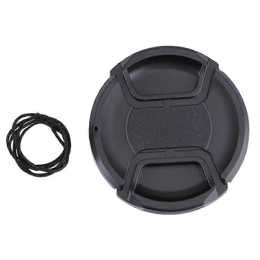 67mm Center Pinch Camera Lens Cap(Black