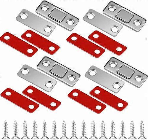 4-Pack Strong Magnetic Lock Cabinet Door Closer Utility Tool