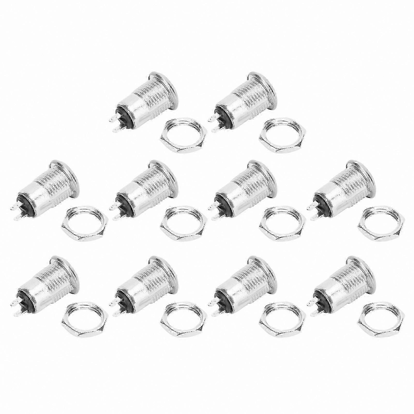 10 Pack Double Pull Key Switch for Car Power Lock 12x21.5mm On-Off Function Modification Replacement Part