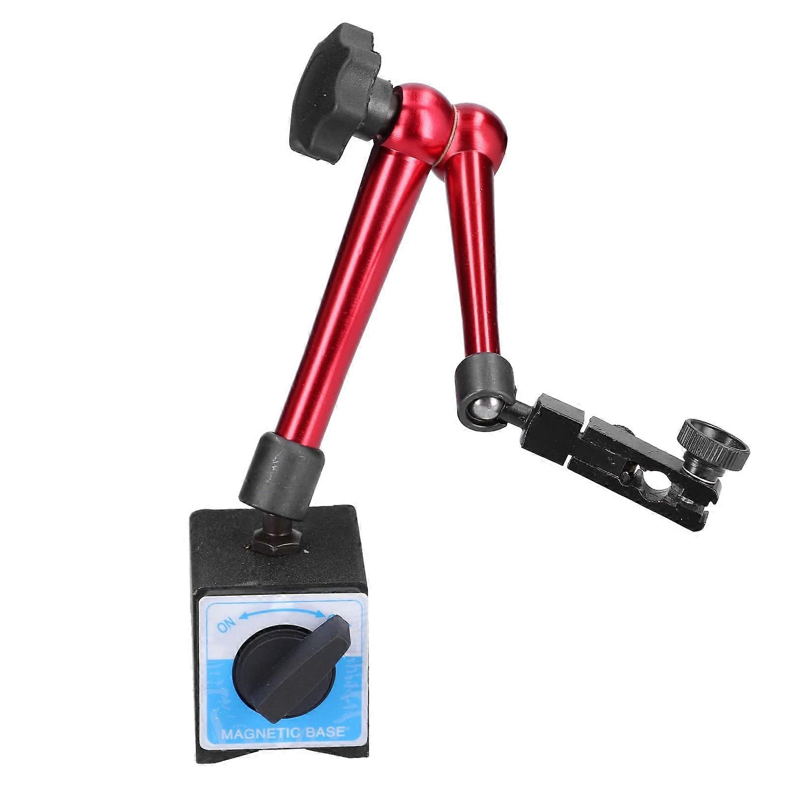 Magnetic Base Dial Indicator Holder, 360 Degree Rotation Adjustable Metal Dial Indicator Holder with 3 Joint Flexible (WCZ6F)