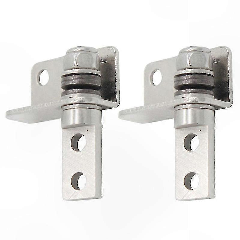 2-Pack Adjustable Display Hinges with Rotating Shaft and Free-Stop Functionality for Versatile Positioning