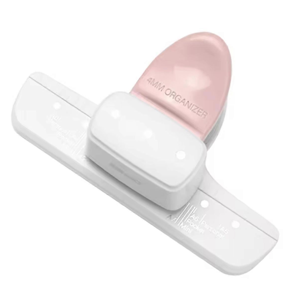 3 Hole Loose Leaf Hole Punch for Daily Planner Notebook,Adjustable Paper Puncher for A5 A6 A7,8 Sheet Capacity