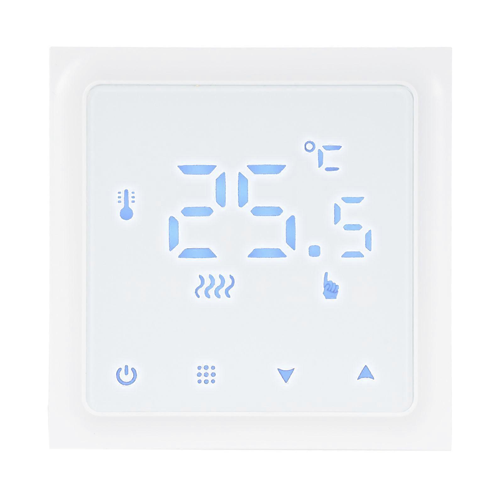 HY610 Smart Heating Thermostat Digital Temperature Controller Touchscreen LCD Display Weekly Programmable Thermostat Anti-freeze for Home School Offic