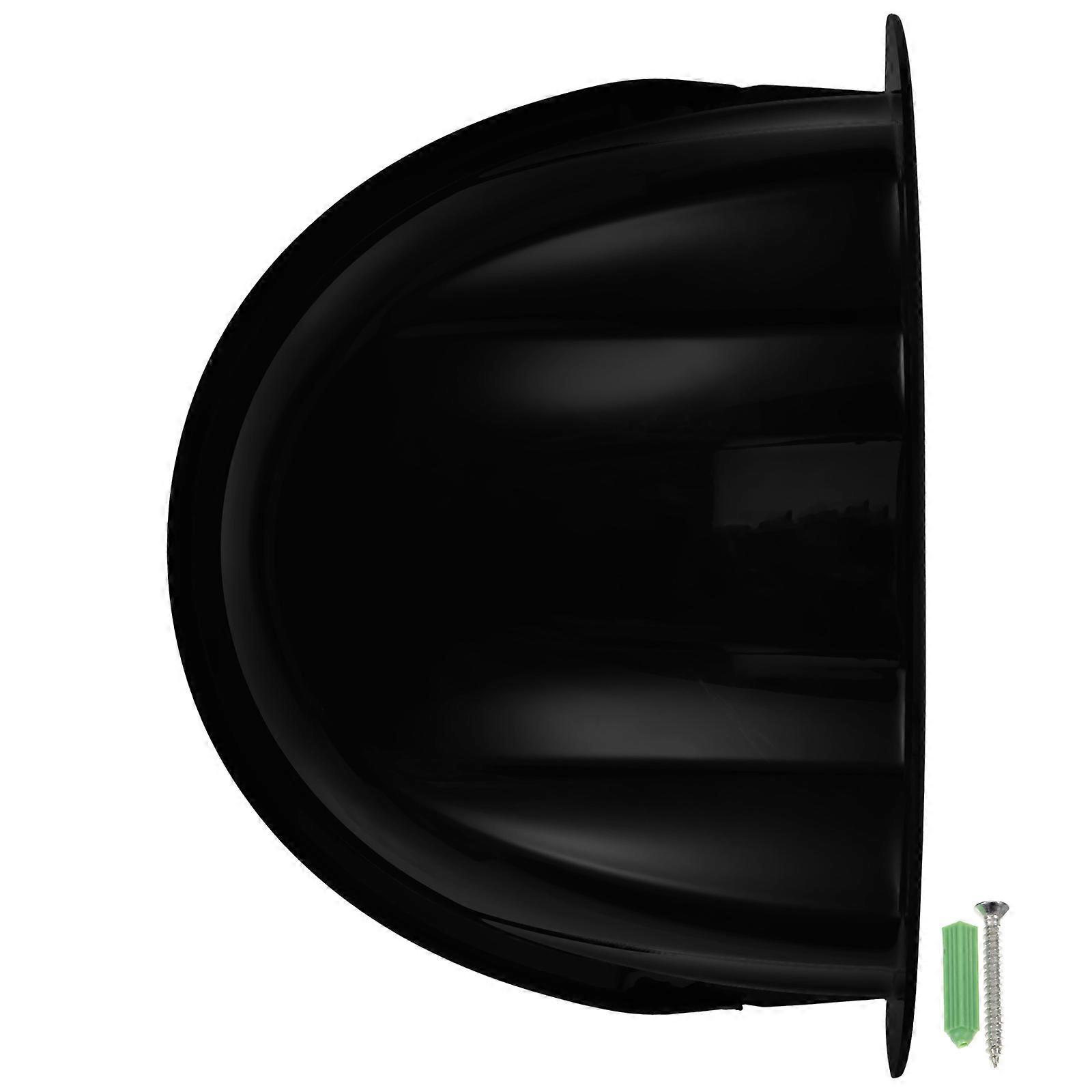 Security Camera Outdoor Cover Image Quality Preservation Black Plastic 1Set