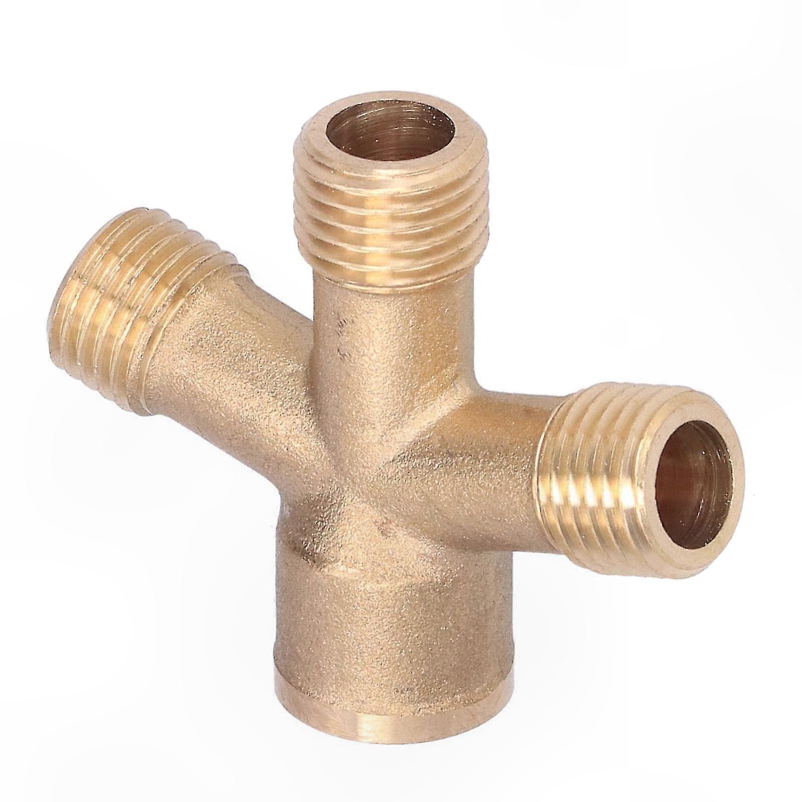 4-Way Garden Hose Splitter with M14 Thread for Agricultural Spraying Pipe Fittings Connector