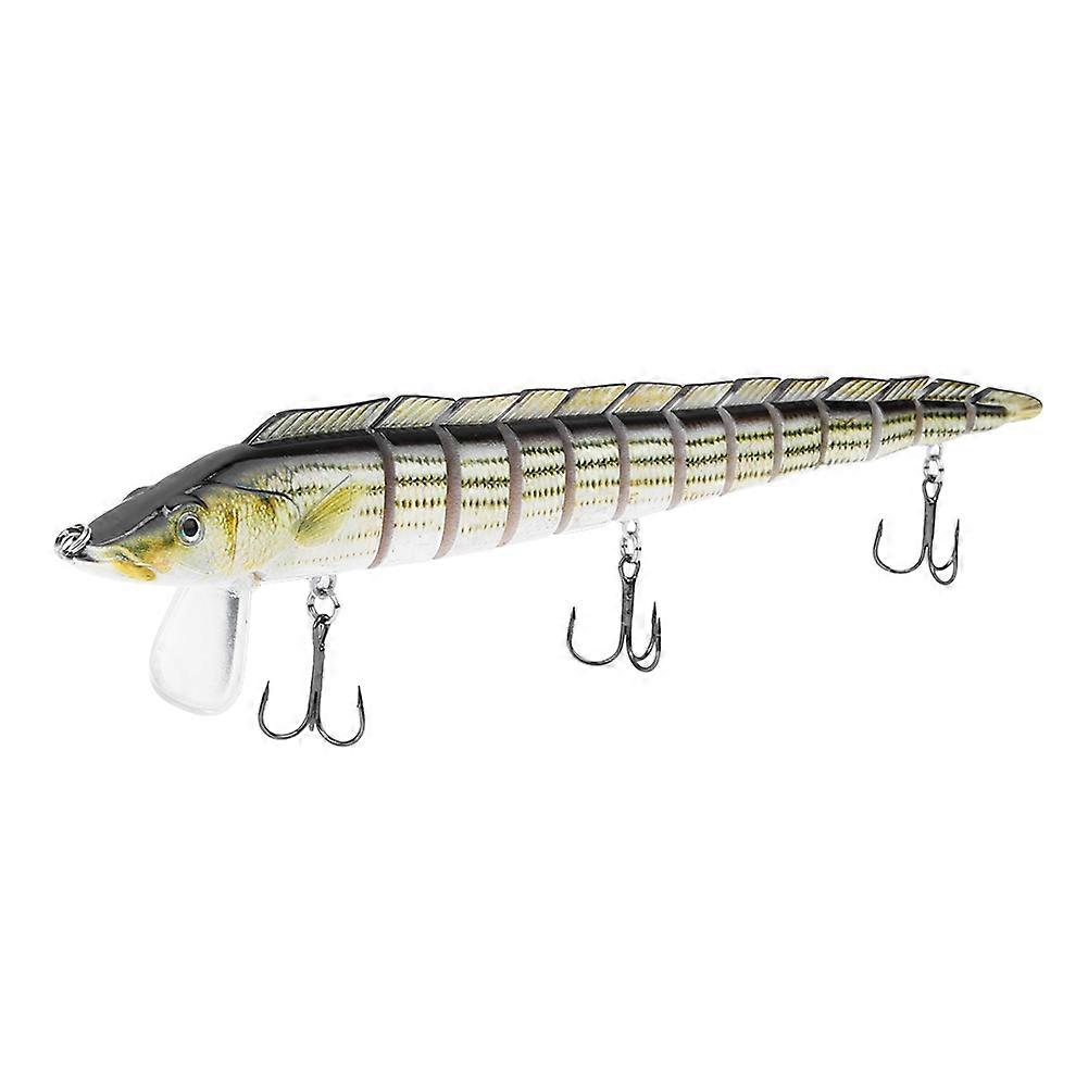 Y176 23cm/46g Underwater Bright Colour Multi Jointed Lifelike Artificial Bait Fishing Lure Swimbait Accessory2#