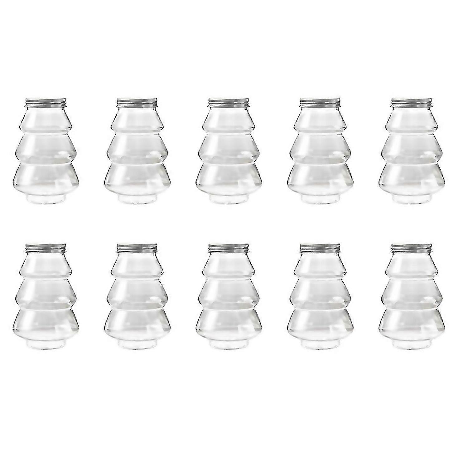 For Christmas Tree Candy Jar Childrens Gift Cover Silver