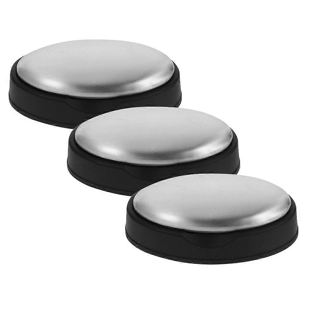3Pcs Stainless Steel Odor Remover Soap Bar Ideal For Home And Outdoor Use Multi Colored Hand Cleaning Solution